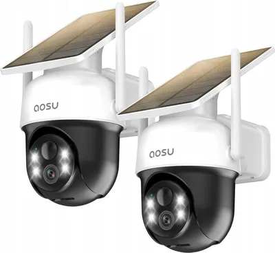 Obrázok produktu pre Sada AOUSU C9C2CA11 – 2x solárna 2K bezpečnostná kamera s 360° PTZ