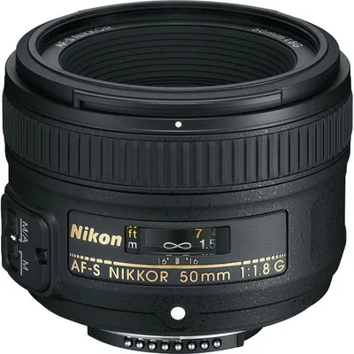 Obrázek produktu pro Objektiv Nikon AF-S NIKKOR 50 mm 1:1,8G s 58mm závitem na filtr