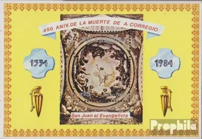 Produktbild von Briefmarken Nicaragua 1984 Mi Block156 (kompl.Ausg.) postfrisch Todestag von Coreggio