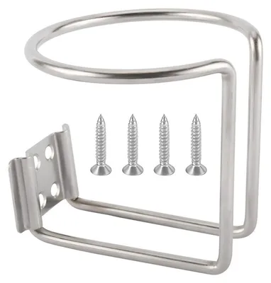 Produktbild von Getränkehalter Edelstahl Ring Universal für Boote Autos LKW Wohnmobile Ø 80mm