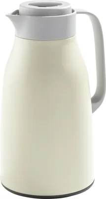 Produktbild von Isolierkanne - Beige - Grau - 1 Liter - Kunststoff - Edelstahl - Glas