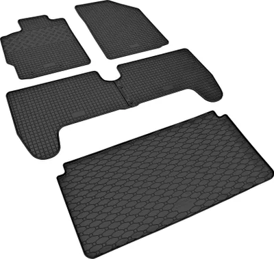 Produktbild von Passgenaue Gummifußmatten und Laderaumwanne von Z4L passend für TOYOTA Yaris ab 2006