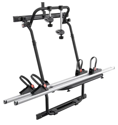 Productafbeelding van Menabo Tremont, fietstrager voor achter, geschikt voor Peugeot Boxer (2006-2014) | Geschikt voor 2 fietsen, voor campers en caravans - Aluminium