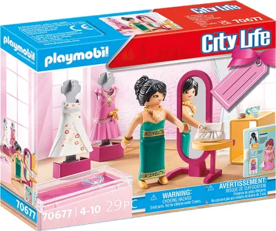 Produktbild von PLAYMOBIL 70677 Geschenkset 'Festmodenboutique'