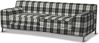 Produktbild von Dekoria Bezug für Kramfors 3-Sitzer Sofa, schwarz- weiss, Sofahusse, Kramfors 3-Sitzer
