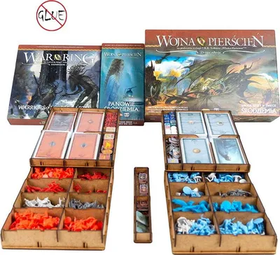 Produktbild von e-Raptor Sortiereinsatz für Der Ringkrieg / War of the Ring + Erweiterung