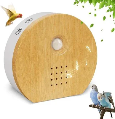 Produktbild von Naturklang-Box - entspannende Vogelstimmen - dekorative Badkamer-Box mit Vogelgesängen - Bewegungsmelder mit Vogelstimmen - Wandmontage
