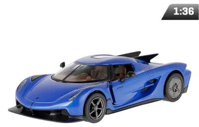 Produktbild von Modell im Maßstab 1:36, Koenigsegg Jesko Absolut, blau