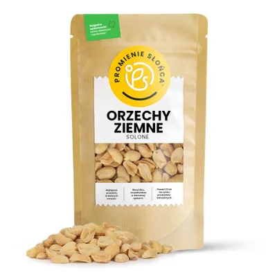 Zdjęcie produktu dla Orzechy Ziemne / Arachidowe 500 g Prażone Solone