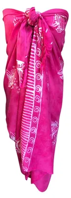 Produktbild von Fair Trade Bali Strand Sarong Damen in Rosa