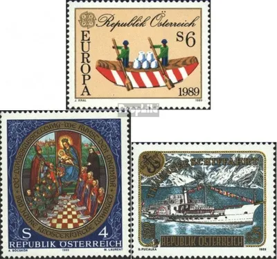 Produktbild von Briefmarken Österreich 1989 Mi 1956,1957,1958 (kompl.Ausgaben) postfrisch Sondermarken