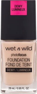 Zdjęcie produktu dla Wet n Wild Photo Focus Dewy Foundation Długotrwały podkład do twarzy Nude Ivory, 28ml