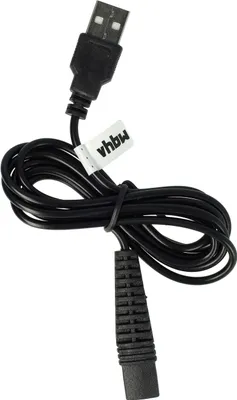 Produktbild von vhbw Ladekabel kompatibel mit Braun Series 3 320r-4, 310, 3045s, 3040s, 3050cc, 3070cc, 3090cc, 3040 wet & dry, 320 Rasierer - Netzkabel, 11,7 cm