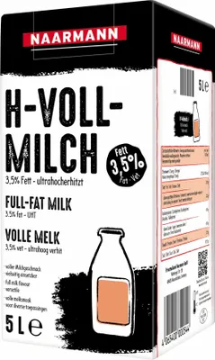 Produktbild von Naarmann H-Milch 542 3,5% Bag in Box 5l