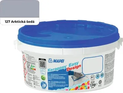 Obrázek produktu pro Spárovací malta Mapei Kerapoxy Easy Design 127 1,5 kg arkádová šedá