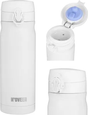 Zdjęcie produktu dla Termos Na Kawę Herbatę Butelka 400Ml Szczelny N'oveen Tb811 Biały