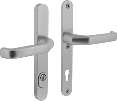 Produktbild von Schutzgarnitur Schmalschild Intersteel Drücker/Drücker PZ 92 mm Alu F1 eloxiert