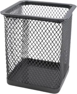 Produktbild von Metall Stifteköcher Schreibtisch Organizer - Stiftehalter für Büro & Schule - Robust & Bunt