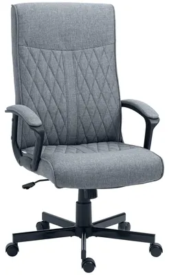 Produktbild von Bš¹rostuhl mit hoher Rš¹ckenlehne, h?henverstellbar und neigbar, 65 x 72 x 102šC112,5 cm, Dunkelgrau