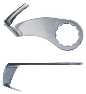 Produktbild von FEIN Schneidmesser U-Form, Schneidenlänge 19 mm, verstärkte Ausführung, verzahnt, 2er-Pack