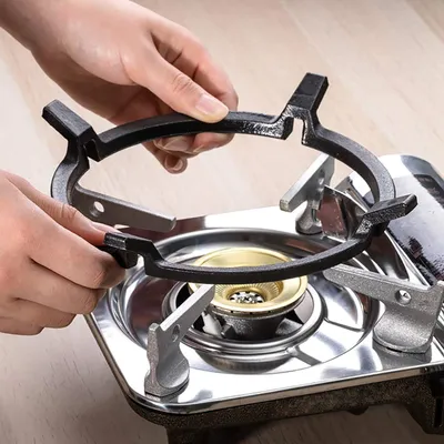 Produktbild von Wok-Stützring, Küchenstütze, elektrische Pfannenstütze, windfeste Eisenstütze, Wok-Stütze für den Haushalt