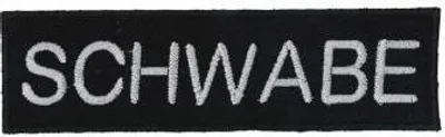 Produktbild von Aufnäher Patches Schwabe Gr. ca. 11,5 x 3 cm 00511