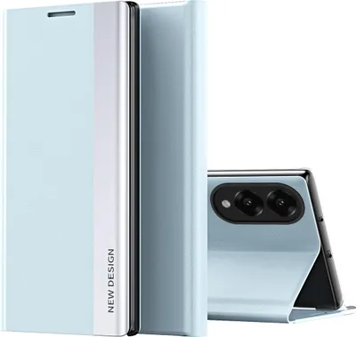 Immagine prodotto di Custodia per Samsung Galaxy S25 Edge Custodia magnetica in Finto cuoio con funzione stand Blu