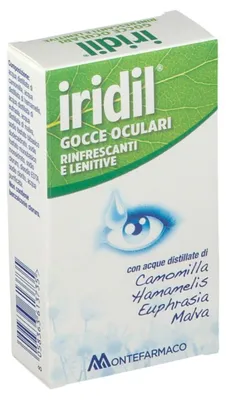 Produktbild von IRIDIL Augentropfen 10 ml, steril, ohne Konservierungsstoffe, Medizinprodukt, bei Augenrötungen