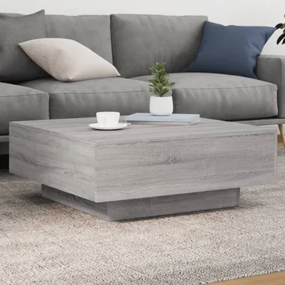 Obrázek produktu pro Konferenční stolek šedý Sonoma 80x80x31 cm materiál na bázi dřeva