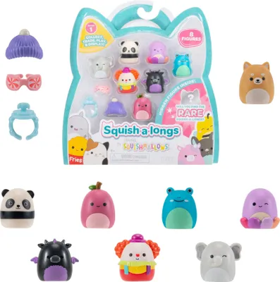 Obrázek produktu pro Squishmallow Squish a longs Minifigurky 8er-Pack Styl 3 3 cm