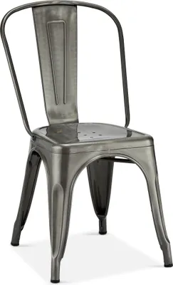 Produktbild von Esszimmerstuhl Silber - Metall - 43x51x85cm - Korona - Giga Meubel - 4er Set