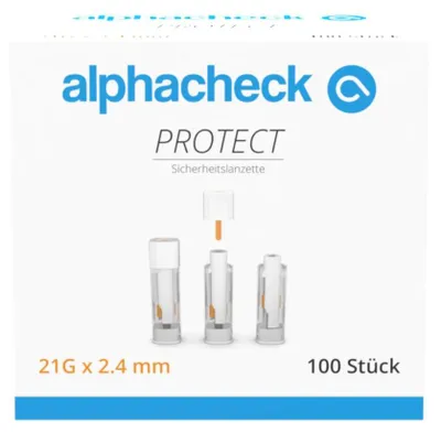 Produktbild von Alphacheck Pro Sicherheitslanzetten 21 Gx2,4 mm 100 St