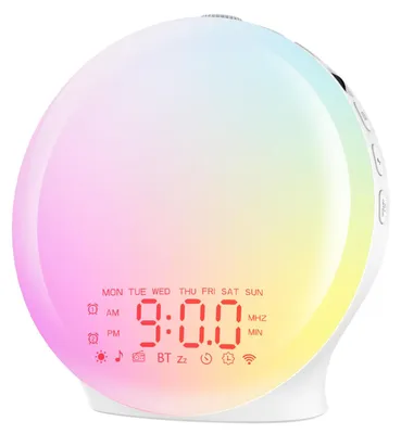 Produktbild von Suright Bluetooth Lichtwecker Tageslichtwecker Sonnenaufgang Wake Up Light