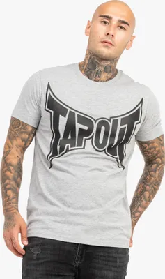 Zdjęcie produktu dla Herren T-Shirt normale Passform LOGO TEE Marl Grey/Black L Tapout