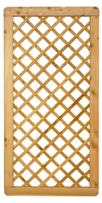 Produktbild von Ligna Gard Rankgitter Valencia 90x180 cm Holzzaun Lärche stabiler Rahmen 44x88 mm sehr stabil