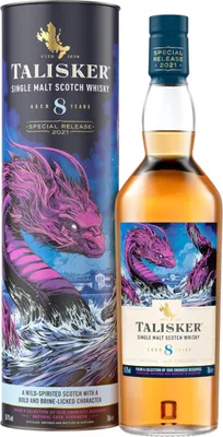 Produktbild von Talisker 8 Years Legends Untold - Special Release 2021 + Box 700ml 59,7% Vol.