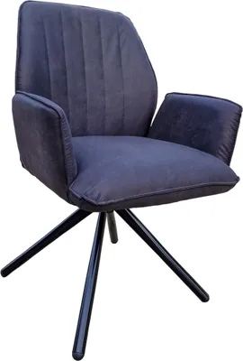 Produktbild von Drehbarer Esszimmer Polsterstuhl City Preston Armlehnenstuhl