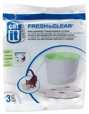 Zdjęcie produktu dla Wkład węglowy i piankowy Catit do Fresh&Clear 3 szt.