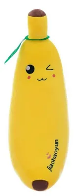 Immagine prodotto di Cuscino a forma di banana in peluche, 35 cm