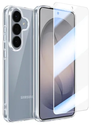 Produktbild von Avizar, Schutzset Galaxy S26 Plus mit Silikonhülle und Panzerglas, Transparent