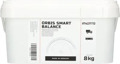 Immagine prodotto di Perline di bilanciamento per pneumatici, bilanciamento interno dinamico per camion, fuoristrada e pneumatici pesanti, granuli per equilibratura gomme,perline di vetro riutilizzabili ed ecologiche 8 kg Invento