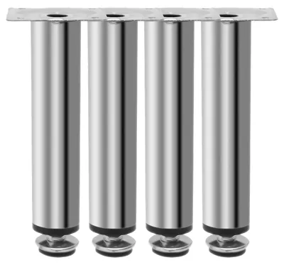 Immagine prodotto di Set di 4 gambe regolabili per tavolo, in metallo, da 150 mm