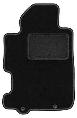 Image de Tapis conducteur en moquette pour Honda FR-V 2004-2009 (monospace) – 1 pièce, noir, sur mesure – Wielganizator LUX