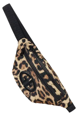 Imagen del producto de GOLDBERGH - Riñonera para mujer, con estampado jacquard, color marrón