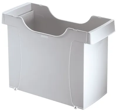 Immagine prodotto di Leitz 1908-00-85 1908 Scatola per cartelle sospese Uni-Box Plus, per cartelle sospese A4, polistirolo, grigio