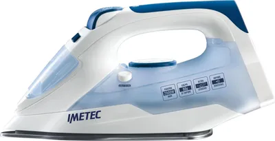 Obrázok produktu pre Imetec TITANOX K109, Suché aj parné žehlenie, Žehliaca plocha z nehrdzavejúcej ocele, 1,9 m, 80 g/min, Modrá, Biela, 0,25 L