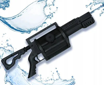 Produktbild von PISTOL Schwarz Wassergewehr Sprinkler Śmigus Dyngus Ostern 60cm
