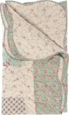 Produktbild von Patchwork Decke Elena I Baumwolle Mehrfarbig