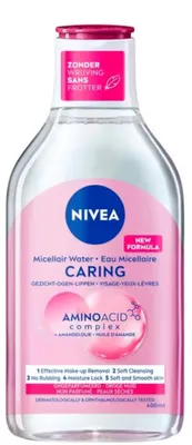 Image de Eau micellaire Nivea Visage 3 en 1, apaisante pour les peaux sèches et sensibles, 400 ml