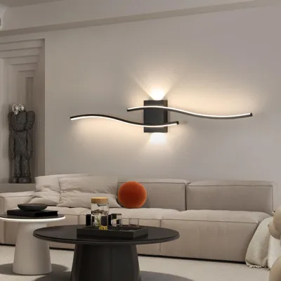 Productafbeelding van Comely Wandlamp LED 27W 3000 lumen, Moderne wandlamp voor binnen, op- en neerwaarts licht, 4500K